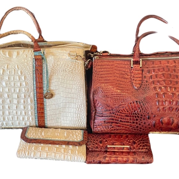 Brahmin Duxbury Weekender and Cordelia wallet set - Picture 9 of 12